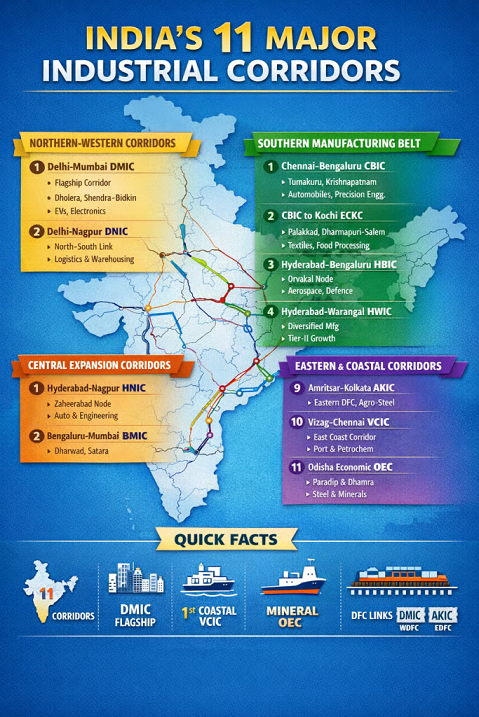 industrial corridors of india