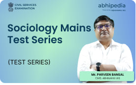 "Mentor Led Sociology Mains Test Series"