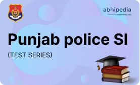 "Punjab police SI test series"