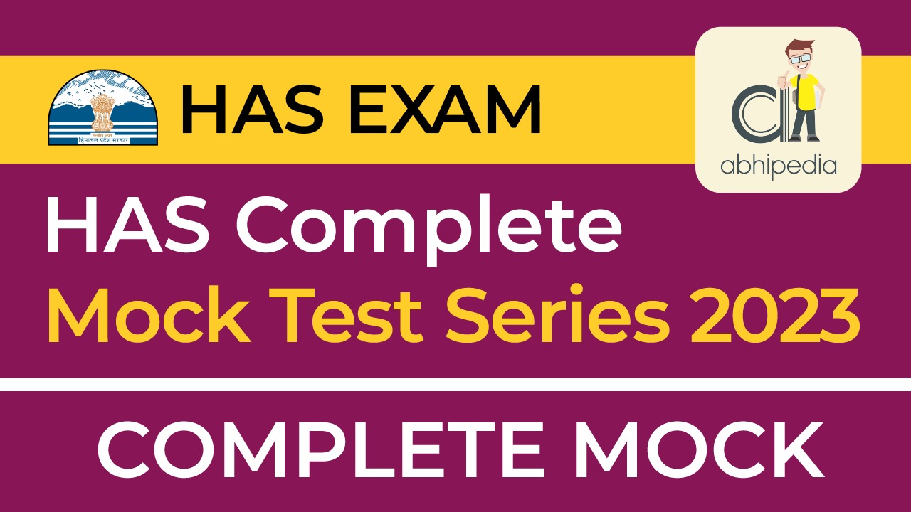 "HAS Prelims Complete Mock Test Series 2024"