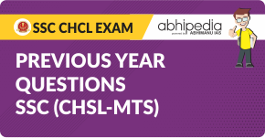 "Previous year questions SSC(CHSL-MTS)"