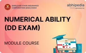 "Numerical Ability ( DD Exam)"