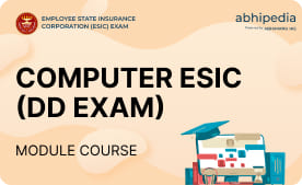 "Computer ESIC  ( DD Exam)"