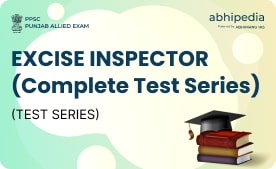 "Excise & Taxation Inspector (Test Series)"