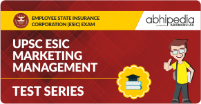 "UPSC ESIC DD Marketing Management Test Series"