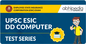 "UPSC ESIC DD Computer Test Series"