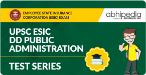 "UPSC ESIC DD Public Administration Test Series"