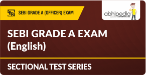 "SEBI Grade A Exam (English) Test Series"