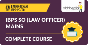 "IBPS SO(Law Officer) Mains  Complete Test Series"