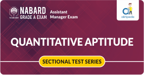 "Quantitative Aptitude Sectional Test Series for NABARD GRADE A(Phase I) Exam"