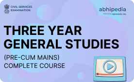 "Three Year Civil Services Course for Undergraduates"