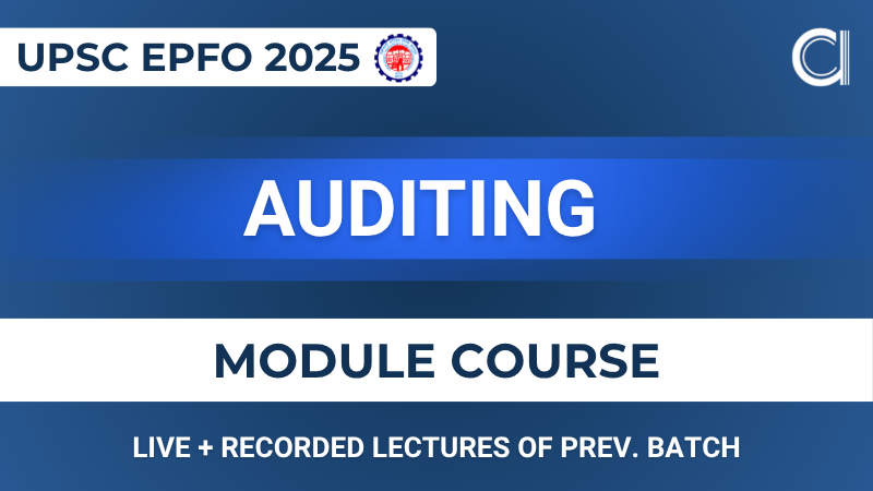 "Auditing for UPSC EPFO 2025"