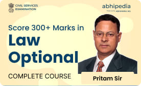 "Complete Law Optional Course for UPSC CSM"