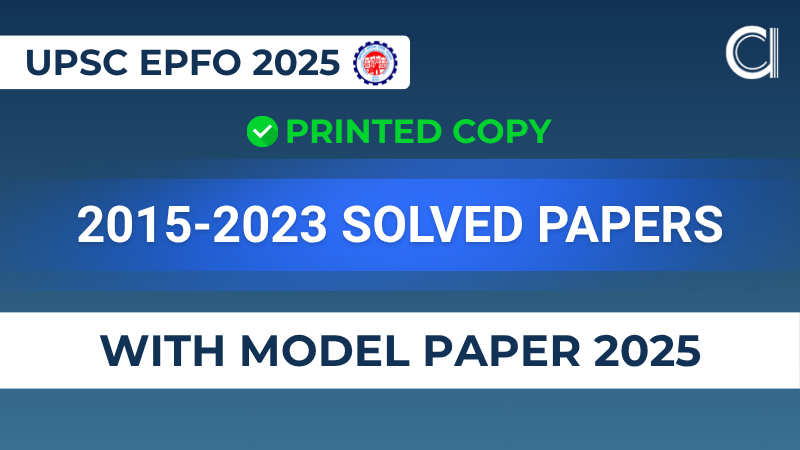 "UPSC EPFO APFC/EO/AO Previous Year Papers + Model Paper 2025 (Hard Copy Printed)"