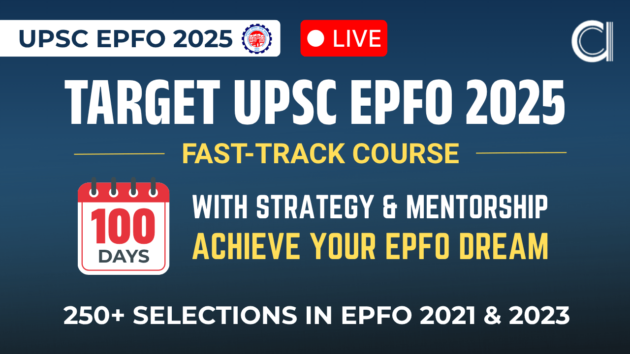 "UPSC EPFO (EO/AO/APFC) 2025 Complete Live Course"