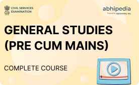 "One Year General Studies Evening (Pre cum Mains)"