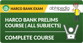 "Harco bank Prelims CC course"
