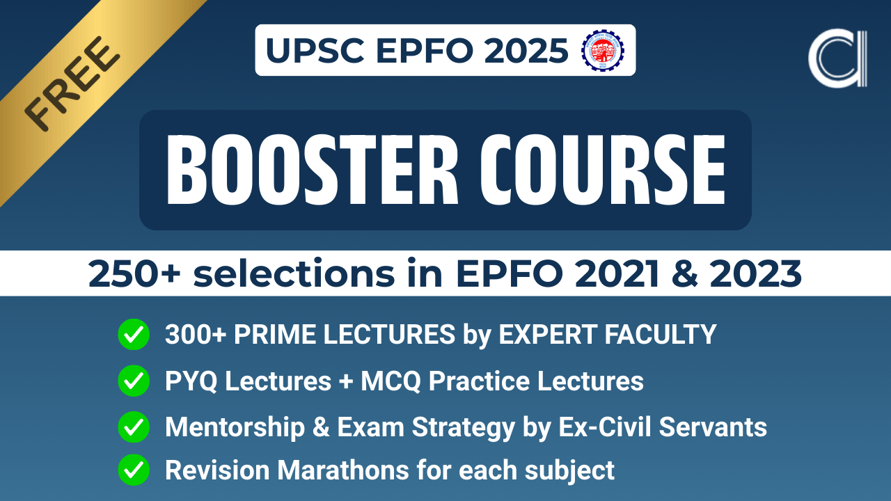 "Booster Practice & Revision Course for UPSC EPFO (EO/AO/APFC) 2025"