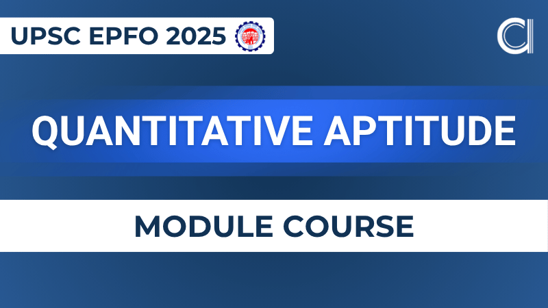 "Quantitative Aptitude for UPSC EPFO 2025"