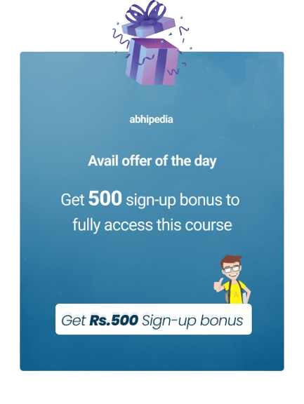 Get Rs 500 Sign-up bonus