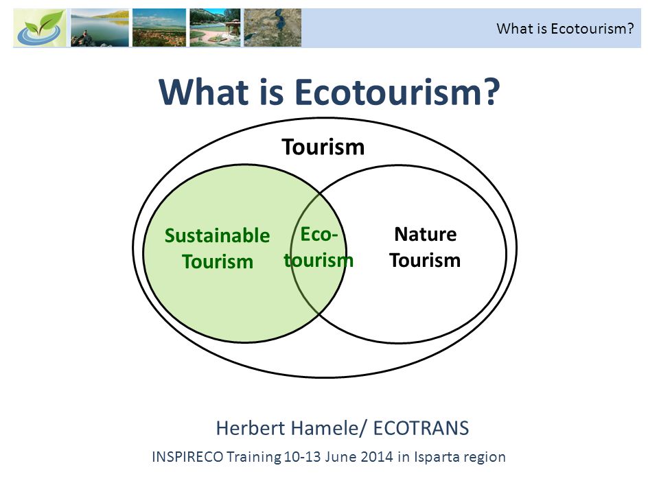 tourism vs ecotourism